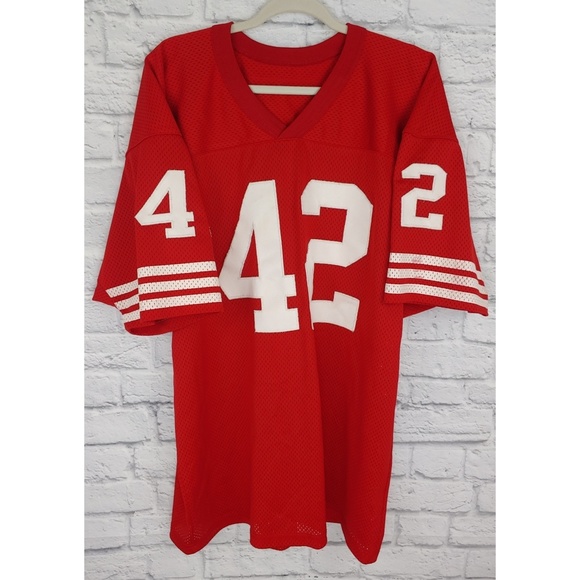 Ronnie Lott Other - 1980's 49er's Vintage Ronnie Lott Jersey, Size 52